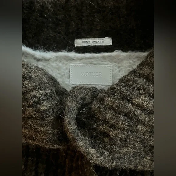 MOTHER the label - knit sweater size small 🤎🤎🎩 - Picture 2 of 3